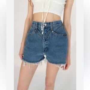 Vintage Roughrider High Waisted Western Cutoff Shorts